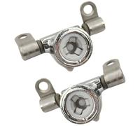 CANTONDZ 2XBisagras de asiento de inodoro desmontables cromadas AI0002100R Conjunto de bisagras de asiento Dama Senso y Giralda desmontables Compatible con Dama Giralda Senso