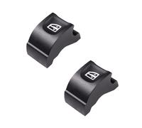cantondz 2xCubierta de botón de interruptor de elevación de ventana Cubierta de Botón Interruptor Elevalunas Compatible con Renault Megane MK4 Scenic MK4 Talisman Kadjar 254012952R