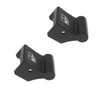 CANTONDZ 2xCubierta de botón de interruptor de elevación de ventana Tapa del Botón del Interruptor de la Elevalunas Compatible con ALFA ROMEO 159 GIULIETTA BRERA 500X+SIMBOLO(SI ILLUMINA)