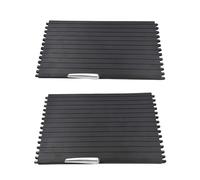 CANTONDZ 2xCubierta para Consola Central para Coche Interior Portacopa tapa deslizante Cubierta para persiana Enrollable para Consola Central Compatible con X5 X6 E70 E71 E72 07-14 51166954943