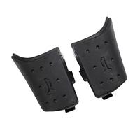 CANTONDZ 2xCubiertas de botón con bocina de volante Fundas para botones de bocina de volante negro compatible con Vauxhall Opel Corsa C Meriva A Tigra B 93173876 6242078 48263551