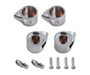 cantondz Compatible con Roca Dama Giralda Senso Hall Asiento de inodoro cierre suave bisagra tapas,Kit Elementos Bisagra Amort Cr Laton AI0001100R Juego Elementos Bisagra Caída amortiguada latón kit