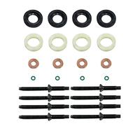 CANTONDZ Juego de lavadora de sellos inyector diésel Kit de arandela de inyector diésel 198185 198299 Compatible con Peugeot Partner 207 307 Citroen C2 C3 Xsara 1.6