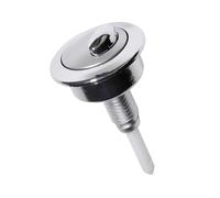 CANTONDZ Pulsador de doble descarga para inodoro Botón de cisterna de inodoro doble descarga Pulsador de tanque de inodoro de doble descarga cromado CF1003CP Compatible con Siamp Twyford Optima49