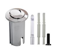 CANTONDZ Pulsador doble y largo WC D2D cromado multicolor 822044001 Botón de doble descarga compatible con descarga de Cistern AH0001700R