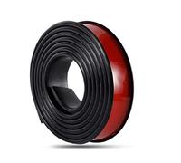 Cantos Blandos Autoadhesivos Cantos de Tablero de Madera en Forma de U Cantos de Tablero Ecológico TPE Cantos de Muebles de Mesa y Sillas con Soporte Adhesivo (5m×14mm,Negro)