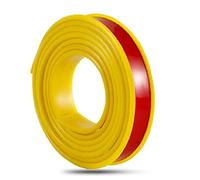 Cantos Blandos Autoadhesivos Cantos de Tablero de Madera en Forma de U Cantos de Tablero Ecológico TPE Cantos de Muebles de Mesa y Sillas con Soporte Adhesivo (5m×20mm,Amarillo)