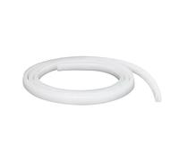 Cantos en U para Bordes de Vidrio Tira de Sellado en Forma U Goma Silicona Blanca 1M, Junta sólida for Puerta Coche, Ducha, Borde Vidrio sin Marco, burlete, Tira Protectora Suave(3x6x10mm)