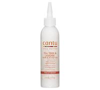 CANTU - Aceite para Cabello & Cuero Cabelludo sin Goteos - Manteca de Karité - Árbol de Té y Jojoba - 180 ml - Ideal para Fomentar el Crecimiento, Protege del Calor y Rotura.