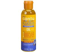 CANTU - Aceite Suavizante de Linaza - Fácil de Aplicar - 3.4 Oz, 100 ml - Con Aceites de Almendras Dulces, Oliva y Aguacate.