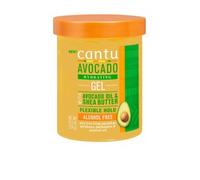 CANTU - Gel de Peinado con Aguacate - Sin Alcohol - Estiliza y Define - Ideal para Cabello - 524 g - Hidrata, Fijación Suave y Natural