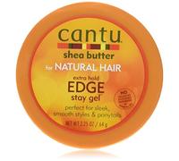 Cantu Burro di Shea Nuovo per capelli naturali tenuta extra bordo Rimani Gel 64g per