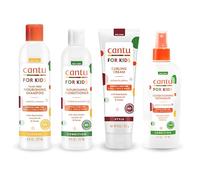 Cantu Care For Kids - Champú + acondicionador + desenredante + fijador de rizos, cuidado suave para cabellos texturizados (juego de 4)