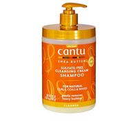 CANTU - Champú Limpiador para Cabello Natural - Con Manteca de Karité - Para Cabello Seco y Sin Vida - Fomenta Brillo y Suavidad - Para Cabello Rizado, Ondulado y Afro, Multicolor, 709 g