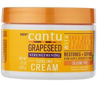 CANTU - Crema de Rizos Fortalecedora - Semilla de Uva - Hidratación y Definición - Ideal para Cabello Rizado, 340 g