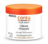CANTU - Crema Fijadora de Peinado para Hombres - Con Manteca de Karité - Fijación Duradera - Ideal para Todo Tipo de Cabello - 236.59 ml