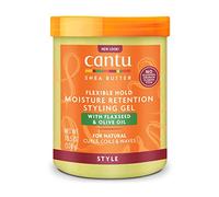 CANTU - Gel de Peinado Infusión de Semillas - Retención de Humedad - Con Linaza y Aceite de Oliva - Natural - 524 g - Sujeción Máxima y Ayudar a Aumentar la Retención de Humedad