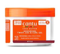 -Cantu- Gel de Peinado Twist & Lock -370g- Reduce el Frizz e Hidrata tu Cabello Rizado - Aporta Suavidad y Brillo