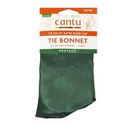 CANTU - Gorro Satinado para Dormir con Cintas Ajustables - Unisex - Talla única - Protege Rizos y Trenzas - Antifrizz - Conserva Hidratación - Ajuste Seguro - Ideal Descanso Nocturno y Cuidado Diario