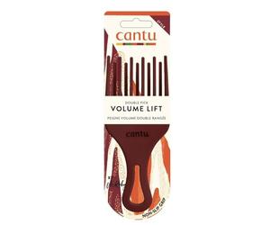 CANTU - Peine Volumizador Doble Resistente - Unisex - 1 unidad - Define Raíces - Aumenta Volumen - Dientes Dobles Antitirones - Ideal para Rizos, Afro y Coils - Peinado Sin Frizz ni Quiebre