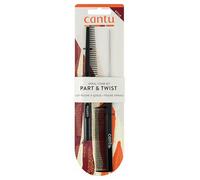 CANTU - Set de Peines para Estilizado - Unisex - 2 piezas - Con Mango Metálico y Peine en Espiral - Define Rizos - Separa Secciones - Ideal para Styling Texturizado - Peinado sin Frizz ni Tirones