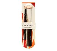 CANTU - Set de Peines para Estilizado - Unisex - 2 piezas - Con Mango Metálico y Peine en Espiral - Define Rizos - Separa Secciones - Ideal para Styling Texturizado - Peinado sin Frizz ni Tirones