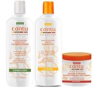 Cantu Shea butter Cuidado Capilar (3 Unidades) Con Crema de Acondicionador Hidratante y Condicionador Hidratante en Gel por Cantu