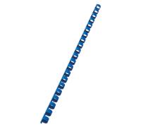 Canutillo plástico DIN A4 GBC 10 mm (Caja 100), azul