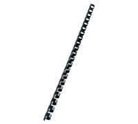 Canutillo plástico DIN A4 GBC 10 mm (Caja 100), negro