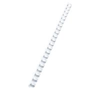 Canutillo plástico DIN A4 GBC 12 mm (Caja 100), blanco