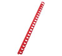 GBC 4028660 - Canutillo plástico DIN A4 21 anillas 16 mm (caja 100) color rojo