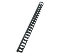 Canutillo plástico DIN A4 GBC 22 mm (Caja 100), negro