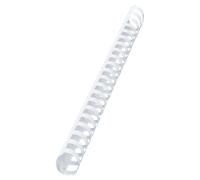 Canutillo plástico DIN A4 GBC 45 mm ovalados (Caja 50), blanco
