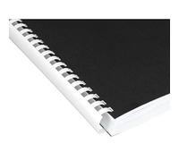 Canutillo q-connect redondo 22 mm plastico blanco capacidad 200 hojas caja de 50 unidades - KF32117