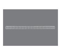 GBC RG810870 - Canutillo 34 anillas paso 3:1 WIRE Nº8 (12.7 mm) (caja 100) color blanco