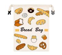 Canvas Beeswax Bread Bags For Sourdough Loaf Freshness Keeping Pouch