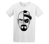 Canvas Breaking Bad Painting Walter White Mens T-Shirt Unisex White Top tee 3XL