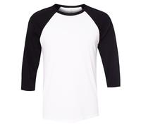 Canvas Camiseta con manga 3/4 para hombre Modelo baseball/Béisbol (BC1332)