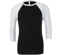 Canvas Camiseta Manga 3/4 Béisbol para Adultos Unisex (PC5817)