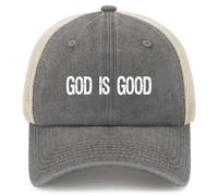 Canvas Cap Dios Es Bueno Snapback Cap Moda Gorra De Sol Papá Retro Trucker Hat For Exteriores Running Trekking 55-59Cm