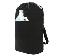 Canvas Laundry Backpack, Large Dirty Clothes Storage Bag