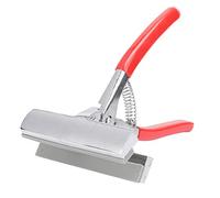 Canvas Pliers Wide Jaw Stainless Steel Professional Stretching Pliers for Oil Painting Artists with Red Plastic Handle Spring Included 12cm