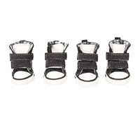 Canvas Puppy Shoes Fashion Cute All Seasons Breathable Slip Resistance Pet Sport Shoes for Small Dogs Pets 4pcs Canvas Outer Cotton Lining PVC Sole (4)