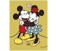 Canvas pyramid international mickey and minnie true love 30x40