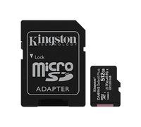 Kingston Technology Canvas Select Tarjeta micSDXC Plus 100R A1 C10 de 512 GB + ADP