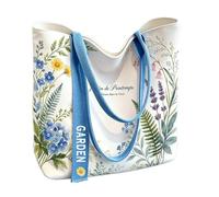 Canvas Shopper - Große Stofftasche, Modische Handtasche mit Cartoon Motiv