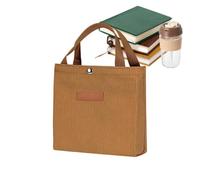 Canvas Tote Daily Reusable Waterproof Outdoor Grocery Storage Bag Holder | Durable utility carryall featuring a moisture-resistant lining designed for everyday shopping market trips and beach outings