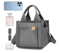 Canvas Tote - Multipurpose Tote Bag, 9 Inches Large Satchel Purse for Carrying, Strapped Fashion Bag, Handheld Utility Bags with Handle, Outdoor Canvas Bags for Travel, Picnic, and Commute