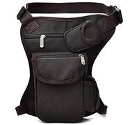 Canvas Waist Pack Tactical Thigh Drop Leg Bag Adjustable Strap Waist Packs for Outdoor Camping Motorcycle Riding Fishing-(Digital Camo)(Coffee)