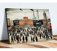 CanvasArtShop Lienzo para pared, diseño con texto en inglés "Going to work" (45 cm x 30 cm)
